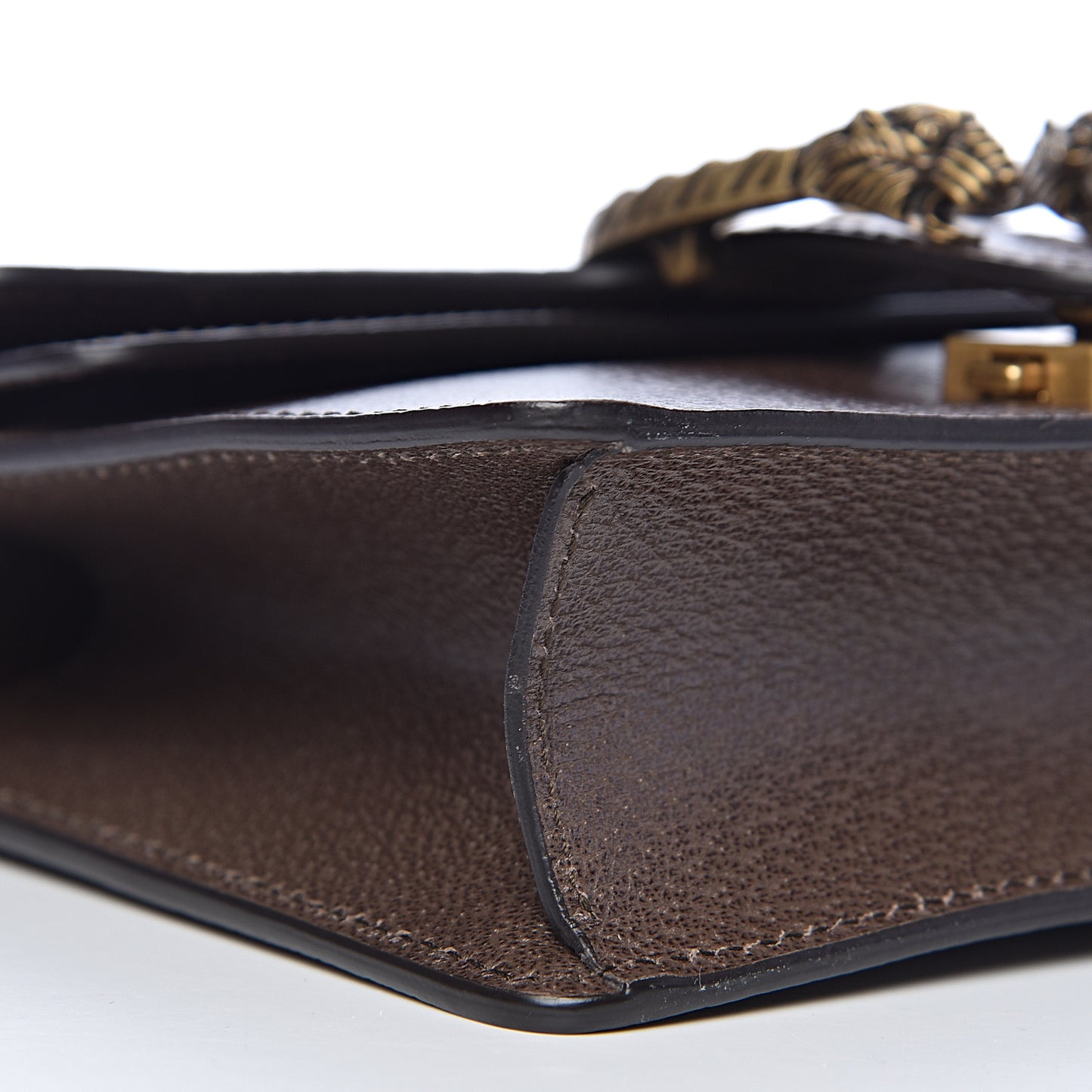Textured Calfskin Web Mini Dionysus Shoulder Bag New Acero
