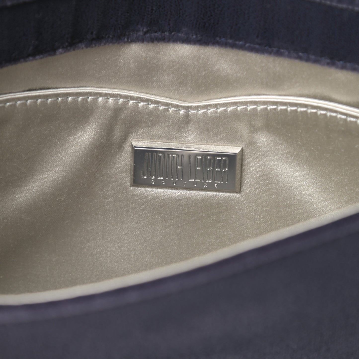 Envelope Clutch Silver Slate