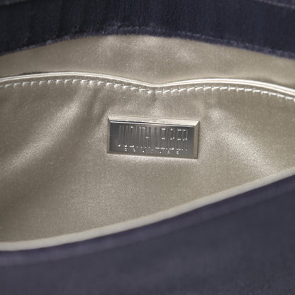 Judith Leiber Envelope Clutch Silver Slate 7 of 13