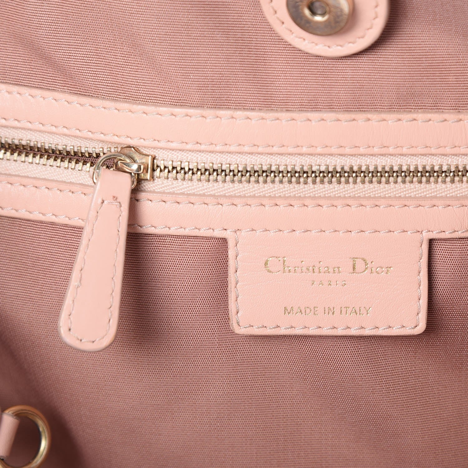 Christian Dior Coated Canvas Cannage Medium Panarea Tote Rosato 6 of 7