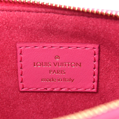 Louis Vuitton Calfskin Nanogram Embossed Lexington Pouch Rose 5 of 6
