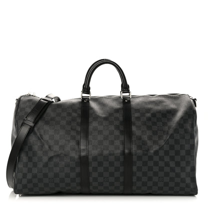 Louis Vuitton Damier Graphite Keepall Bandouliere 55 1 of 10