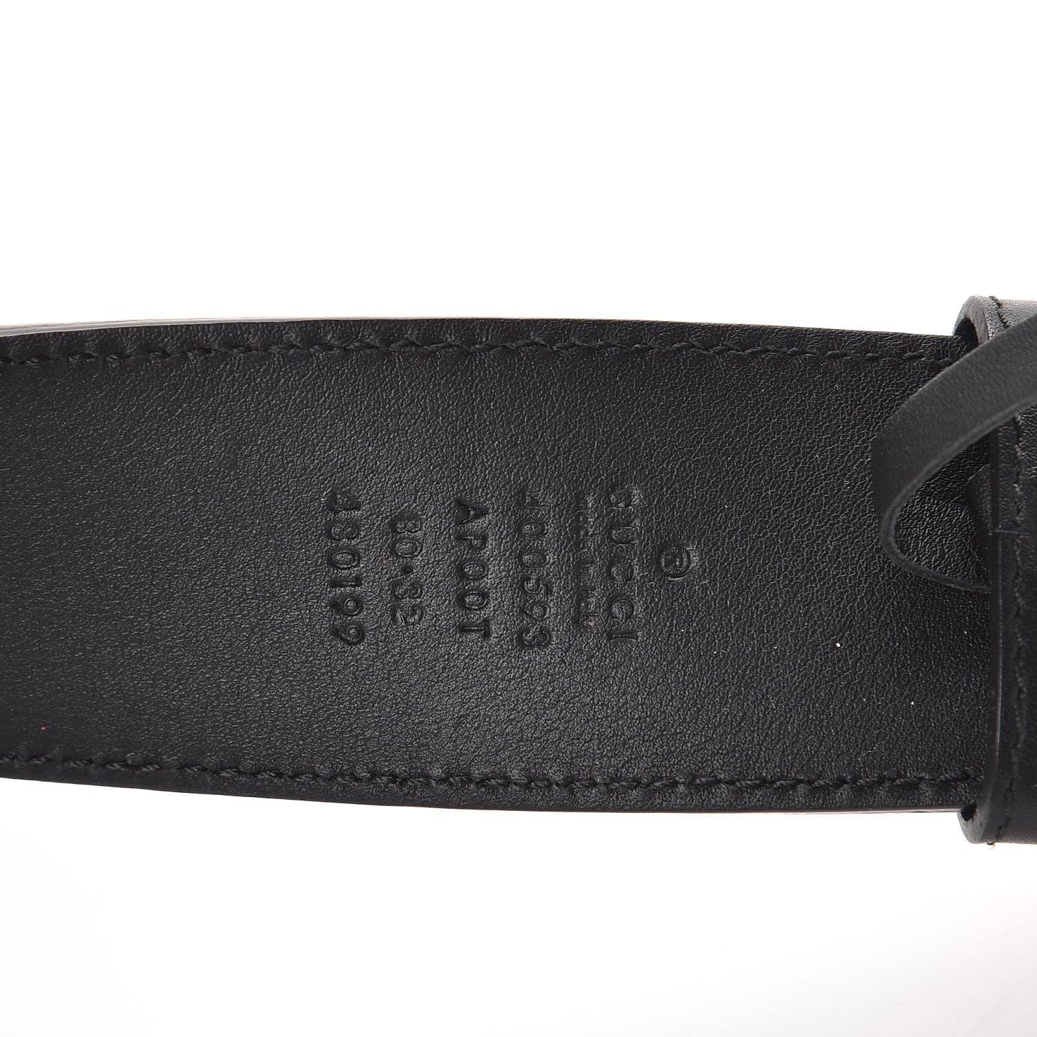 Gucci Calfskin Double G 40mm Belt 80 32 Black 6 of 6