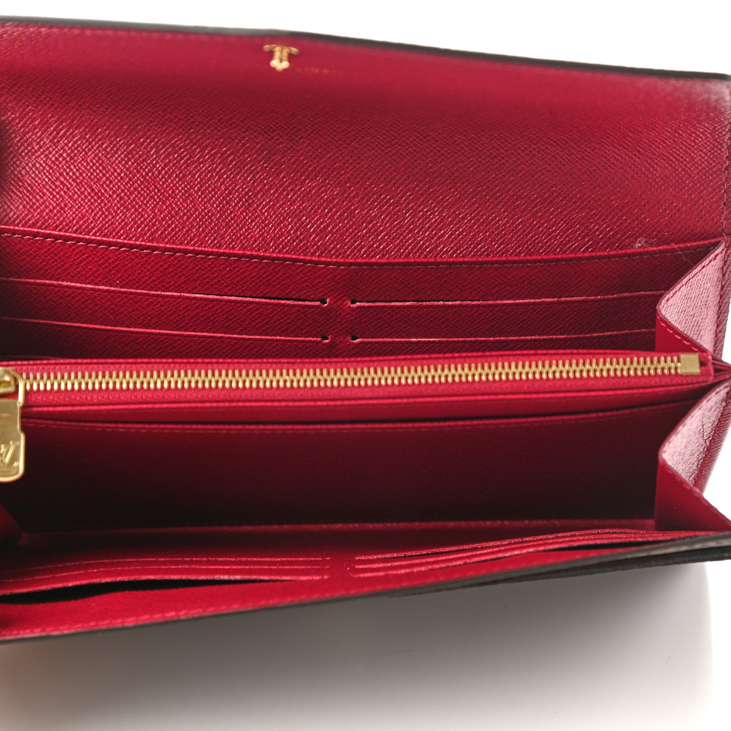 Louis Vuitton Monogram Sarah Wallet NM Coquelicot 6 of 8