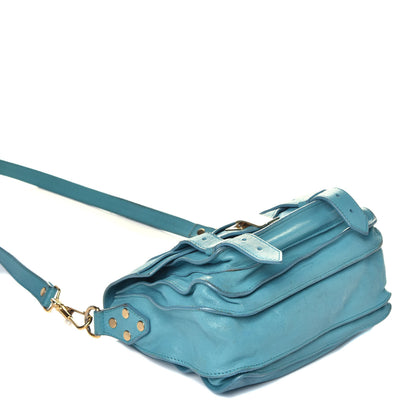 Proenza Schouler Lambskin PS1 Mini Pouch Messenger Bag Lagoon 4 of 12