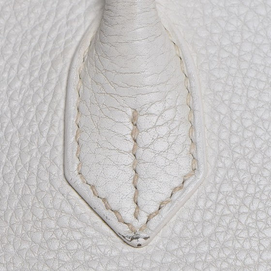 Hermes Taurillon Clemence Birkin 30 White 10 of 104