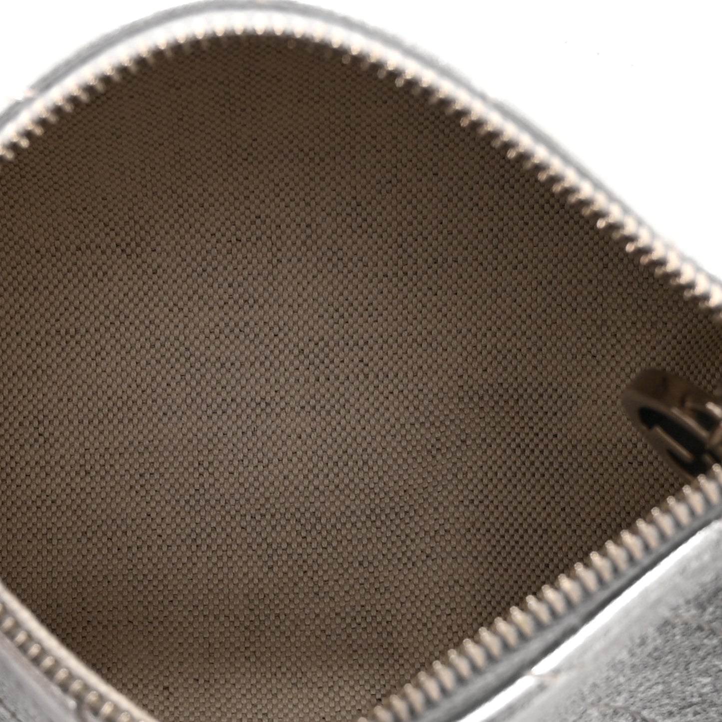 Sakai Be Green Calfskin Diagonal Stitched Mini Blondie Barrel Shoulder Bag Silver