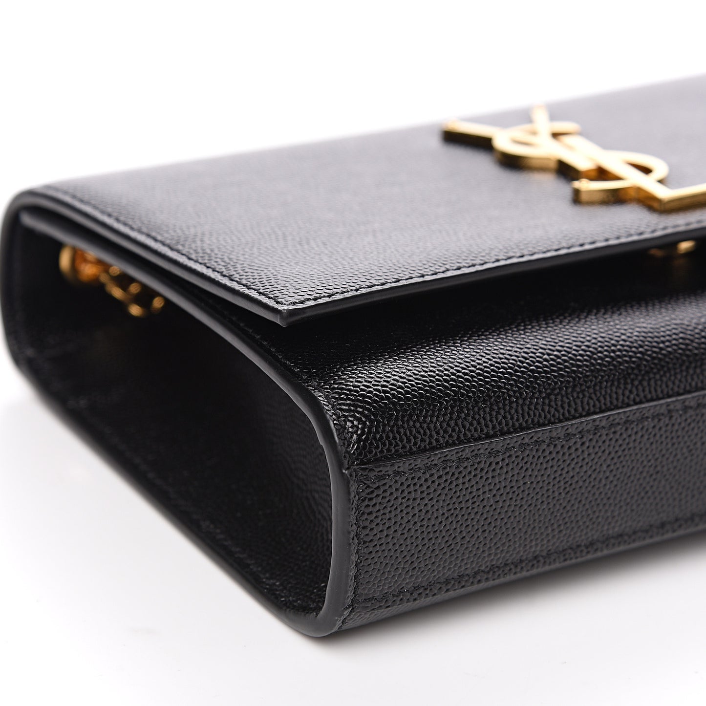 Grain De Poudre Small Monogram Kate Satchel Black