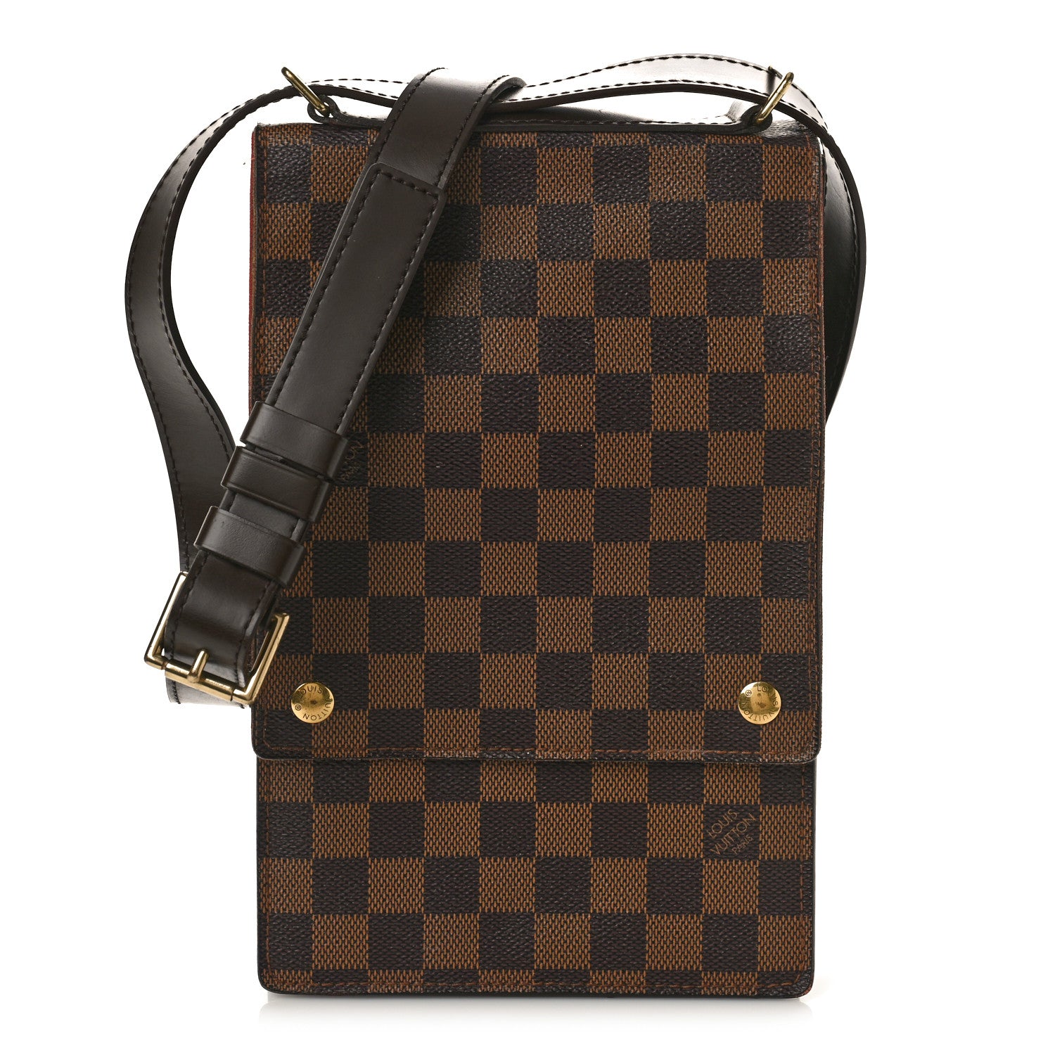Louis Vuitton Damier Ebene Portobello Travel Shoulder Bag 1 of 11