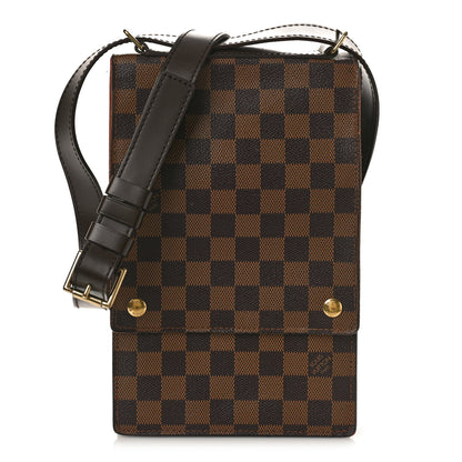 Louis Vuitton Damier Ebene Portobello Travel Shoulder Bag 1 of 11