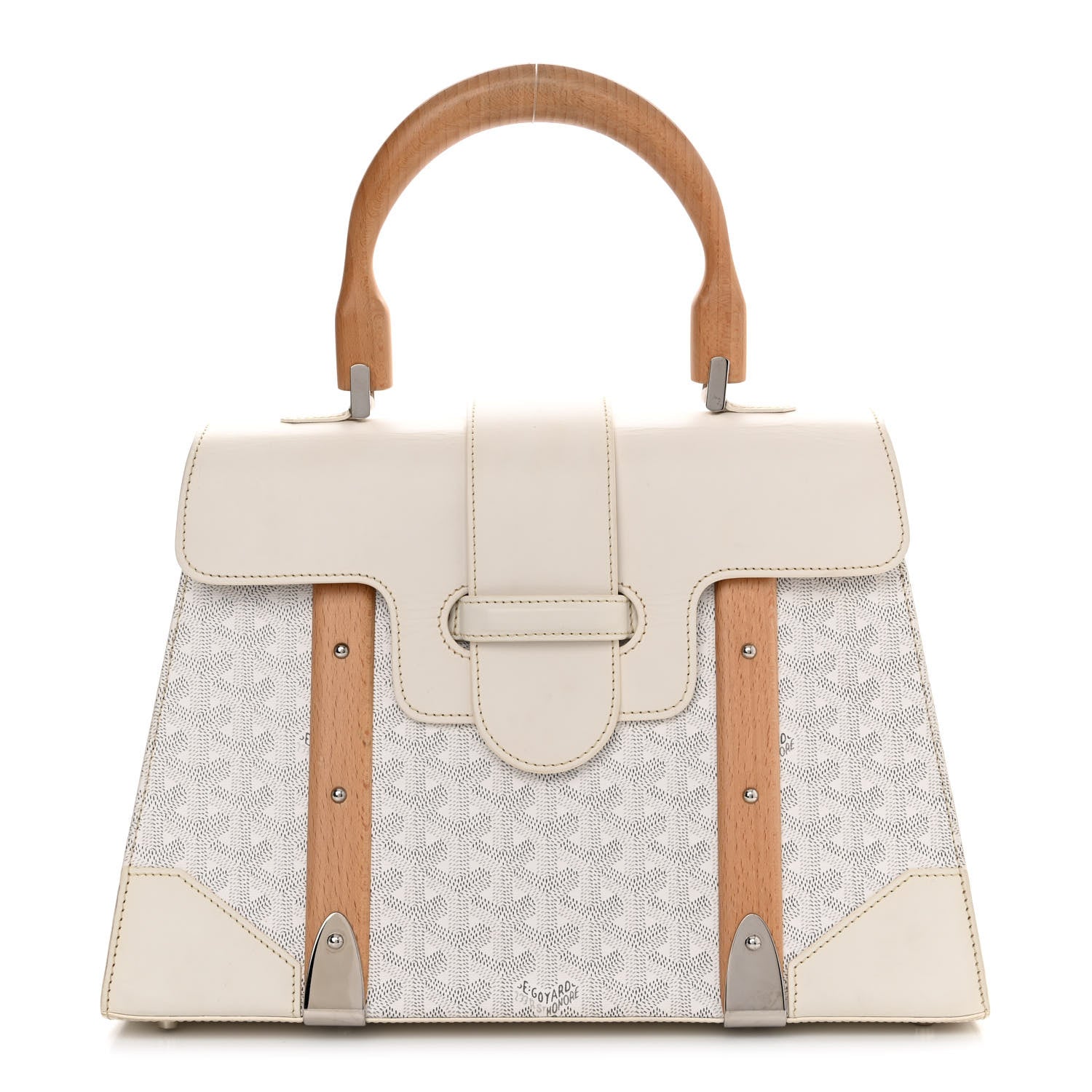 Goyard Goyardine Saigon MM White 1 of 9