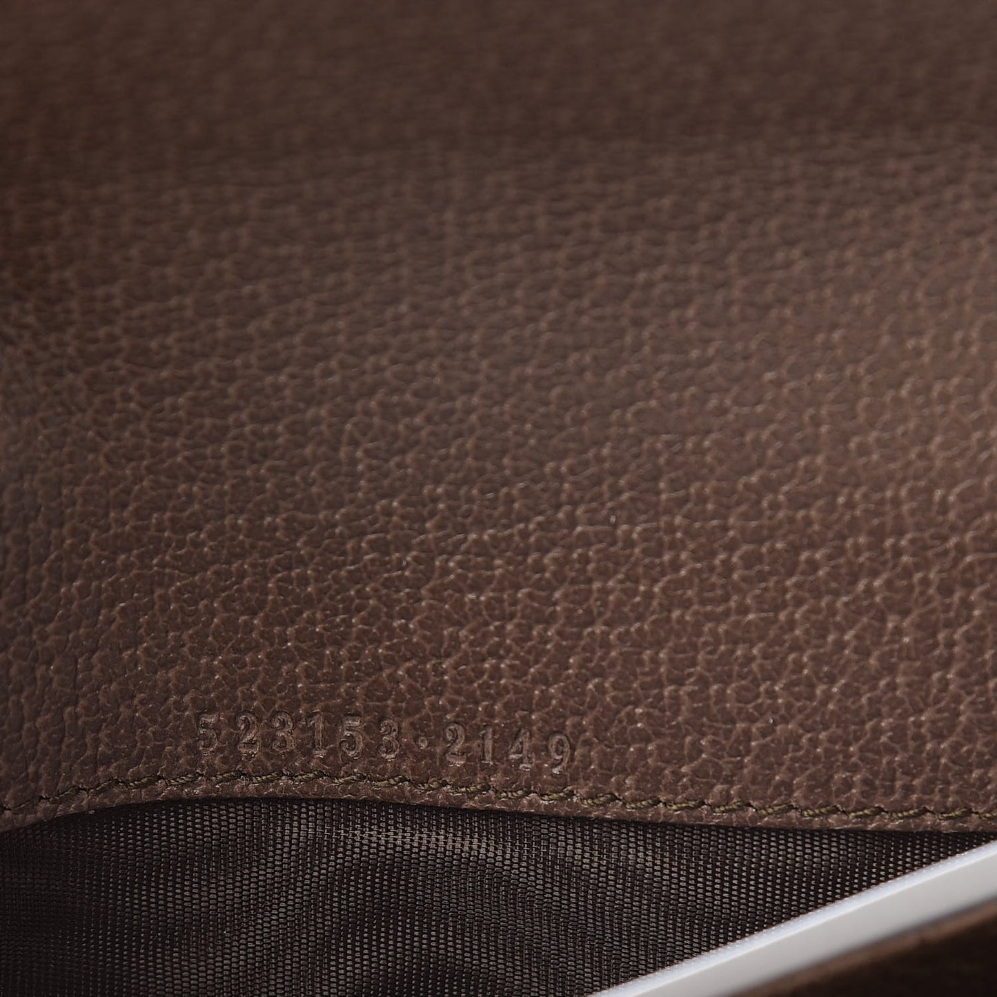 GG Supreme Monogram Web Ophidia Continental Wallet Brown