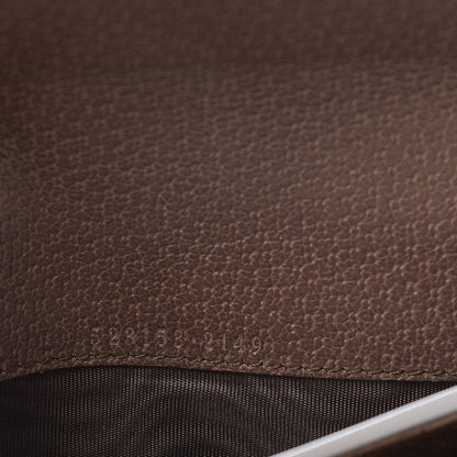 Gucci GG Supreme Monogram Web Ophidia Continental Wallet Brown 7 of 8