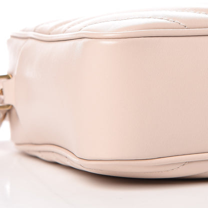 Saint Laurent Calfskin Matelasse Monogram Lou Camera Bag Washed Light Pink 8 of 10