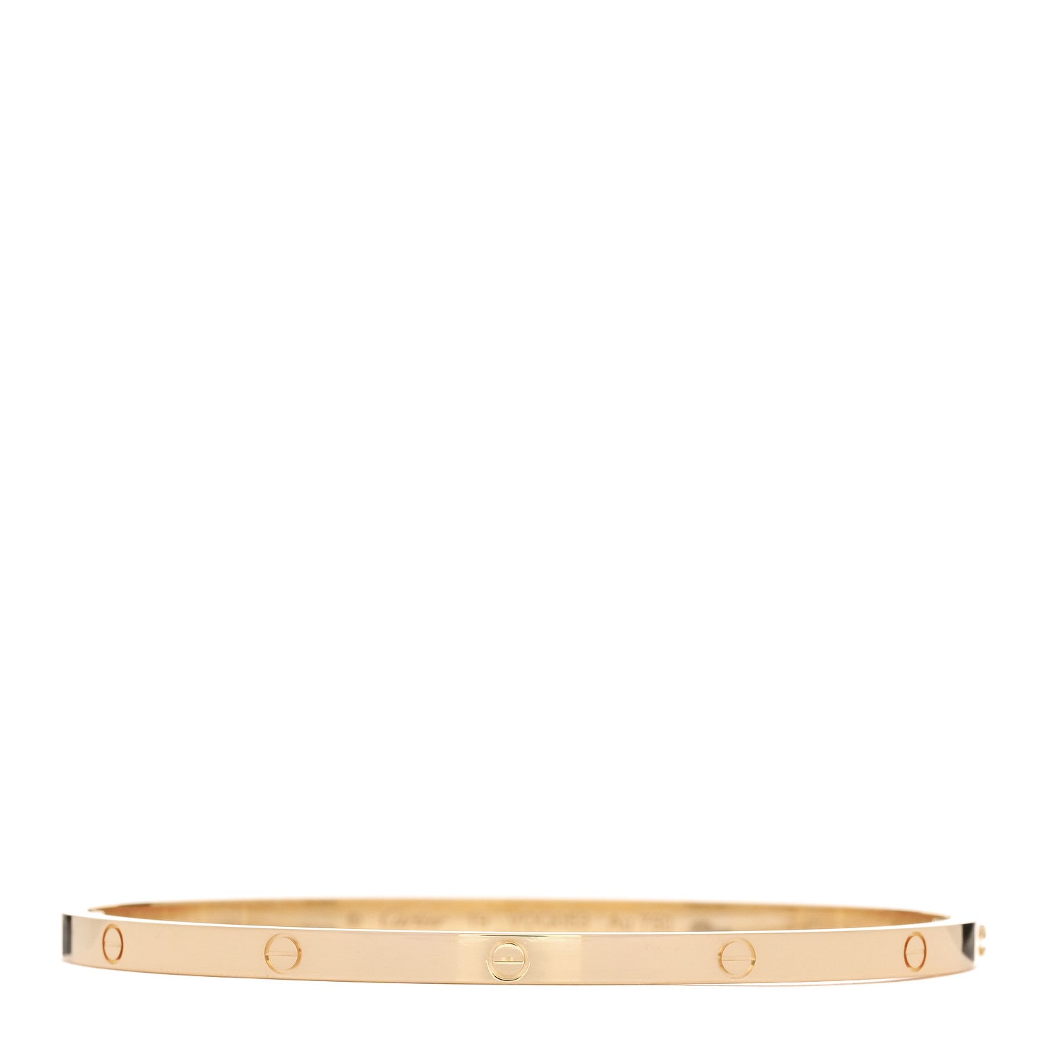 Cartier 18K Yellow Gold Small LOVE Bracelet 19 1 of 8