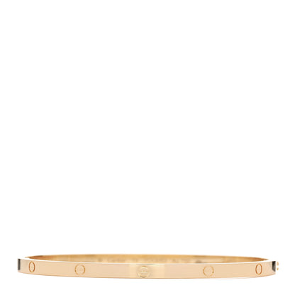 Cartier 18K Yellow Gold Small LOVE Bracelet 19 1 of 8