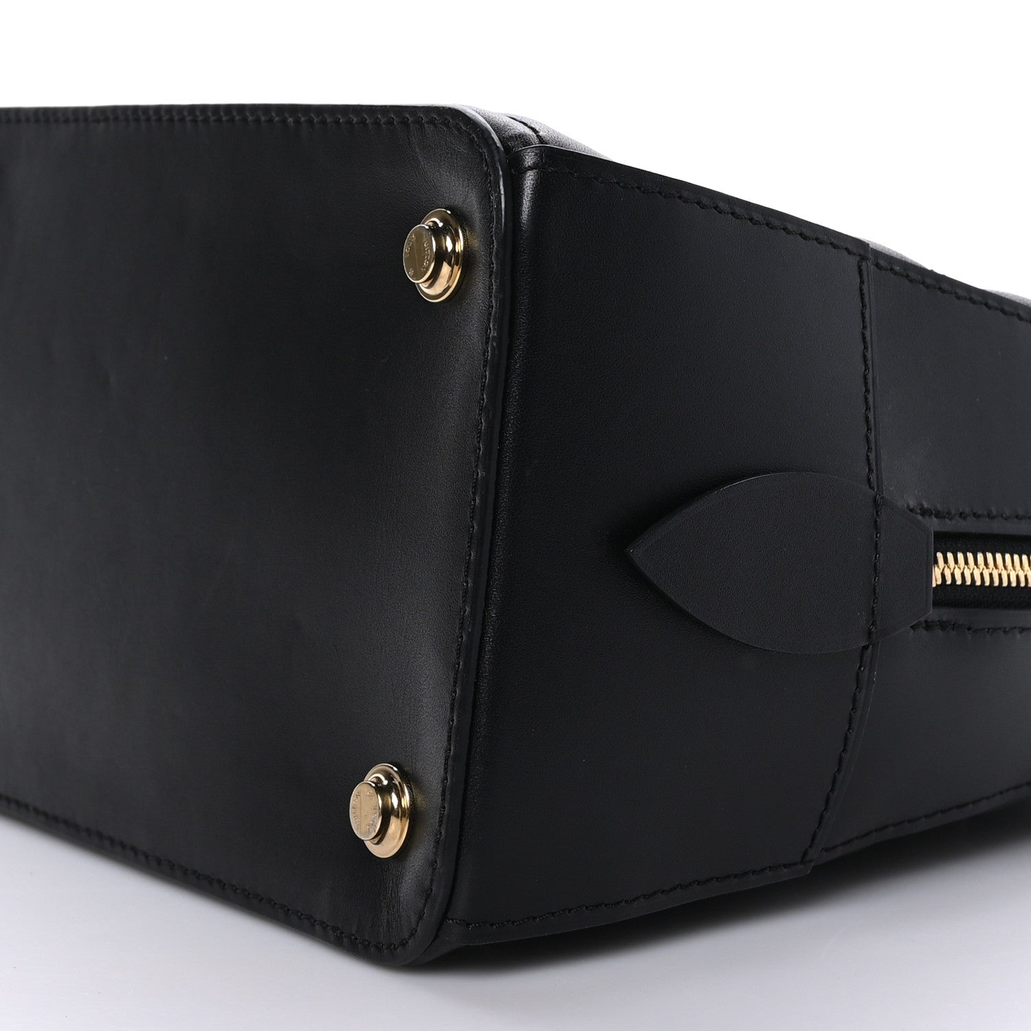 Louis Vuitton Lambskin Malletage Dora PM Black 8 of 8
