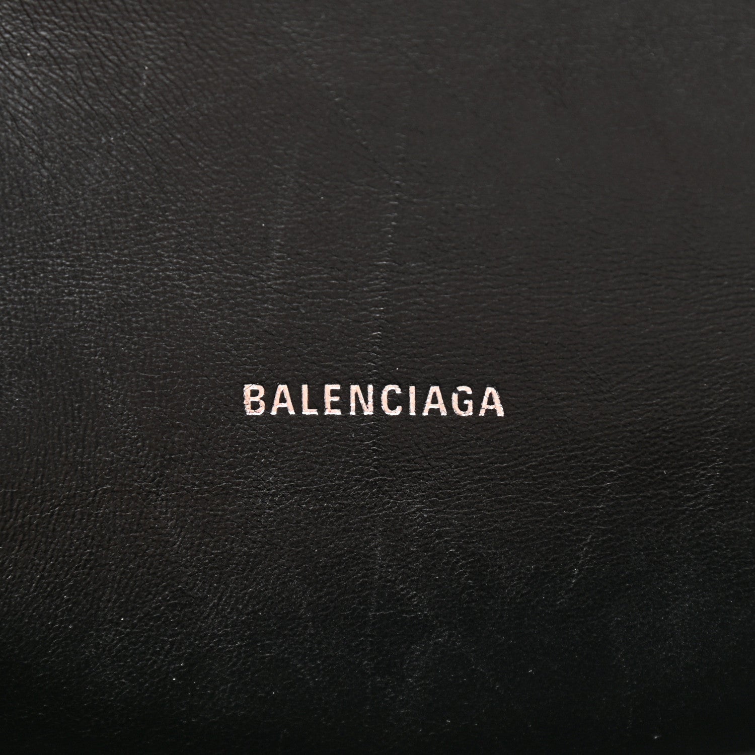Balenciaga Smooth Calfskin Graffiti Hourglass Top Handle Bag XS Black White 6 of 10