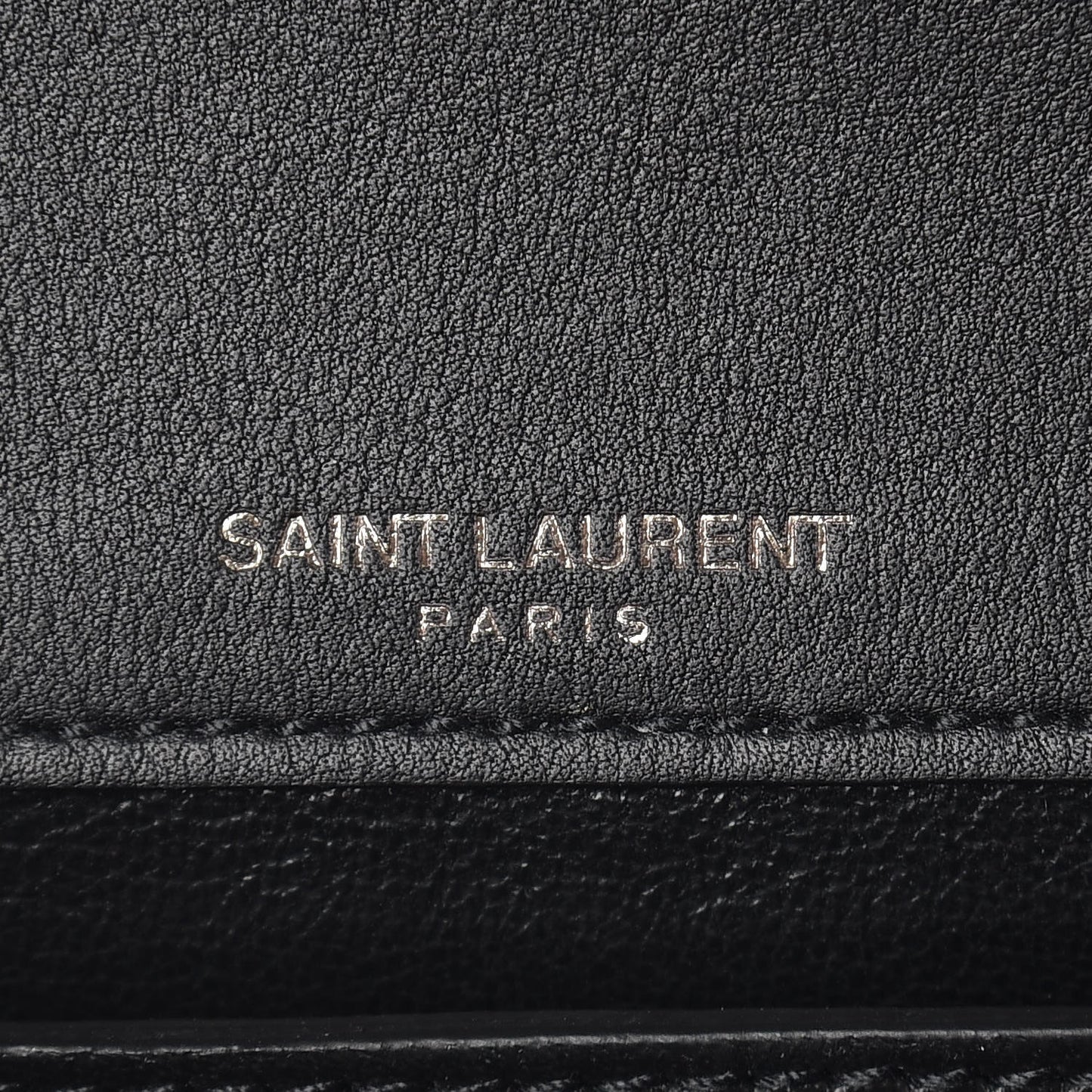 Calfskin Monogram Clutch Black