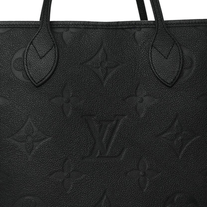 Louis Vuitton Empreinte Monogram Giant Neverfull MM Black 8 of 10
