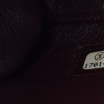 Chanel Lambskin Quilted Clutch With Chain Flap Bordeaux 7 of 16