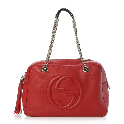 Gucci Cellarius Calfskin Medium Soho Bowler Tabasco 1 of 11