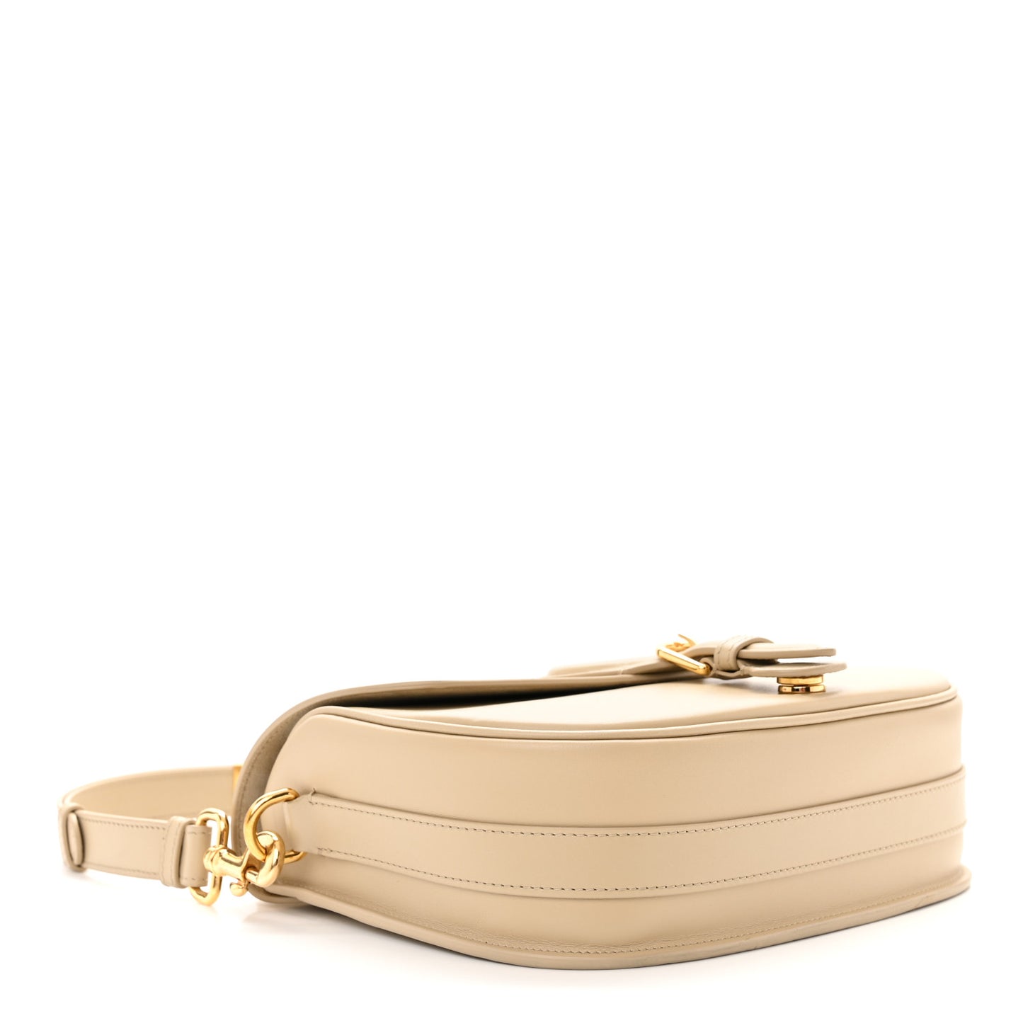 Box Calfskin Medium Bobby Flap Beige