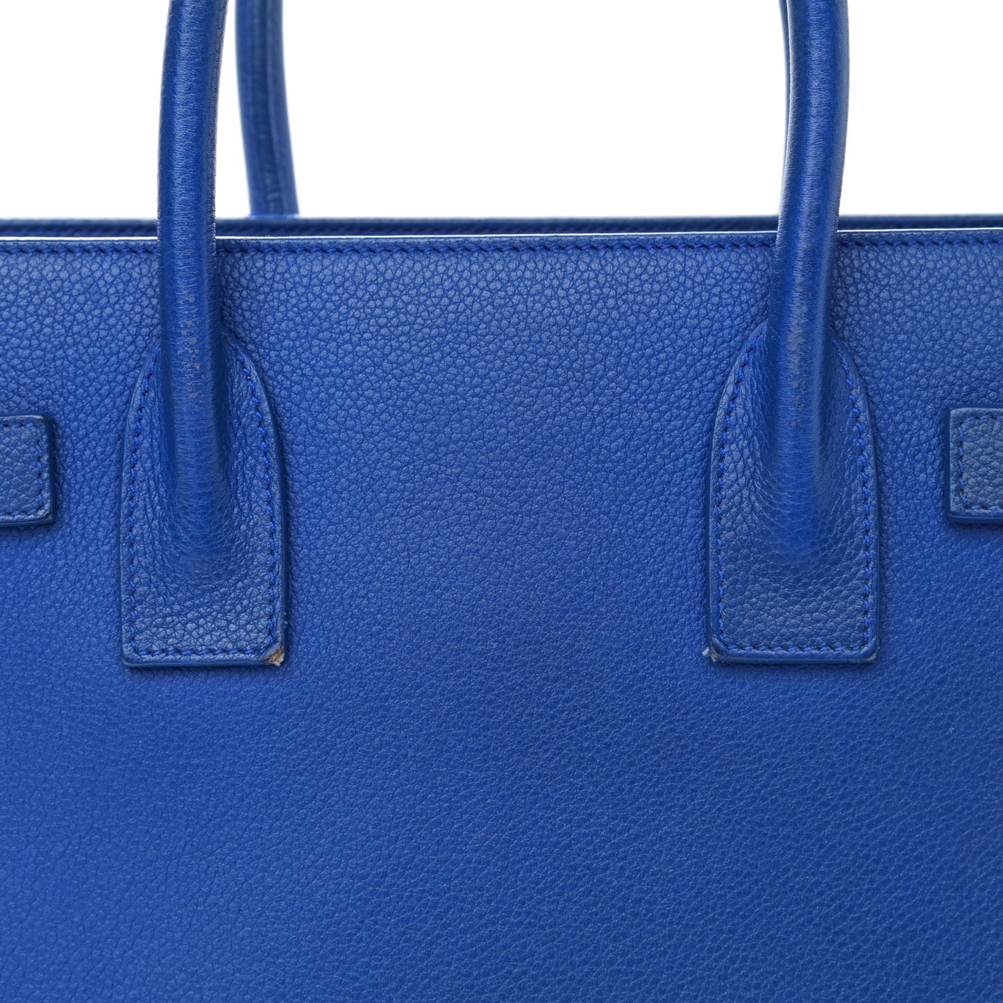 Grained Calfskin Baby Sac De Jour Royal Blue
