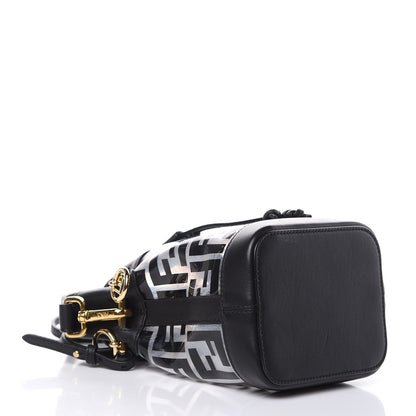 Fendi TPU FF Vitello Grace F is Fendi Mini Mon Tresor Bucket Bag Black 3 of 11