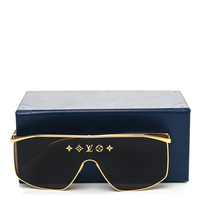 Louis Vuitton Metal LV Golden Mask Sunglasses Z1717U Gold 8 of 8