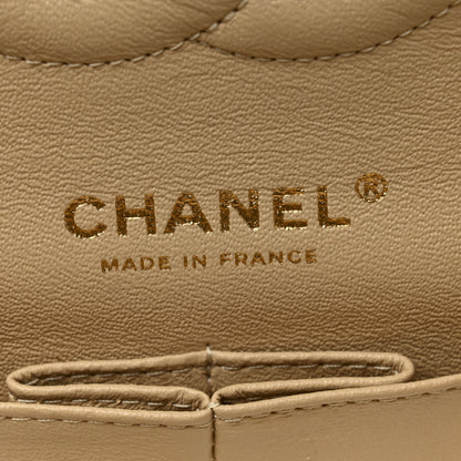 Chanel Caviar Quilted Medium Double Flap Beige 6 of 10