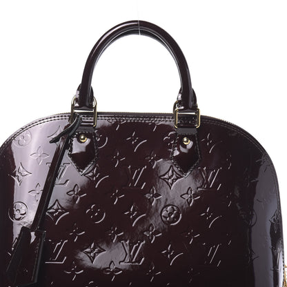 Louis Vuitton Vernis Alma PM Amarante 8 of 10