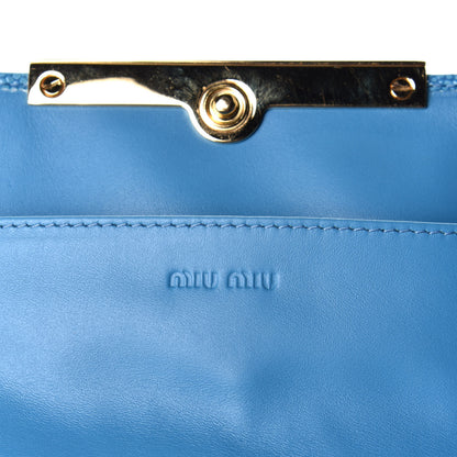 Miu Miu Stingray Continental Flap Wallet Blue 6 of 8