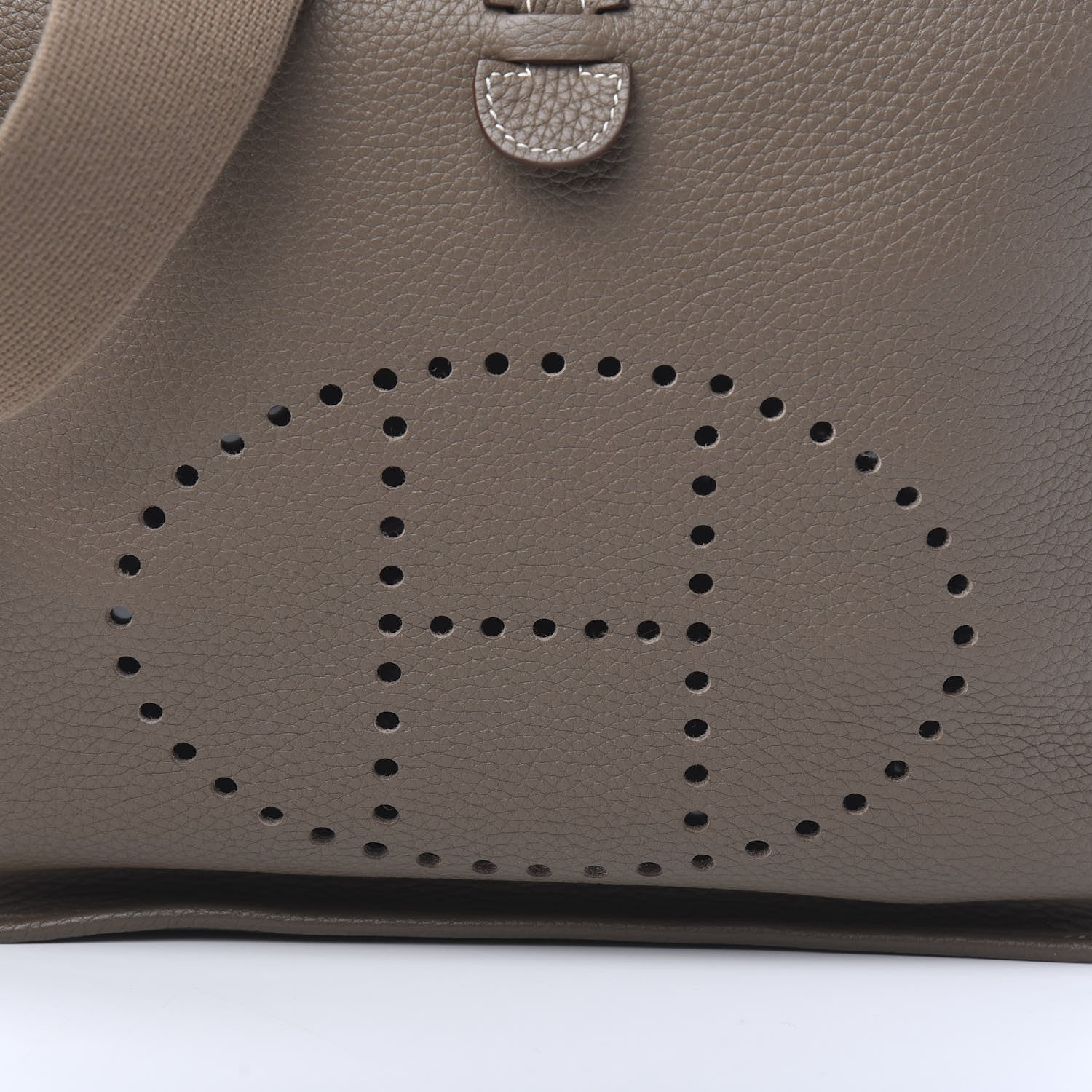 Hermes Taurillon Clemence Evelyne III PM Etoupe 9 of 9