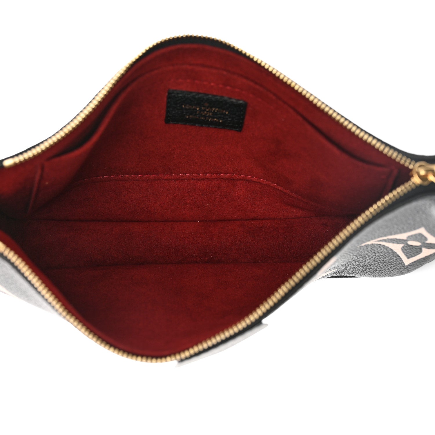 Louis Vuitton Empreinte Monogram Giant Multi Pochette Accessories Large Pochette Black Beige 5 of 7