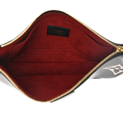 Louis Vuitton Empreinte Monogram Giant Multi Pochette Accessories Large Pochette Black Beige 5 of 7