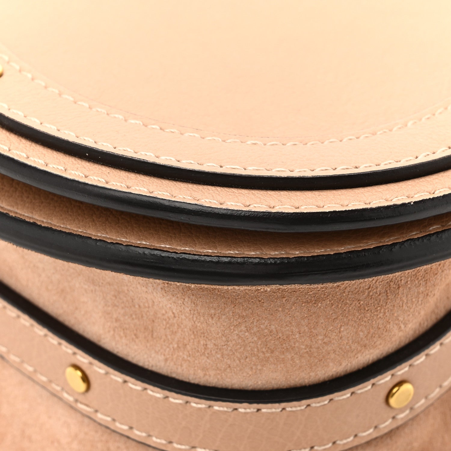 Chloe Calfskin Suede Small Nile Bracelet Bag Biscotti Beige 13 of 13