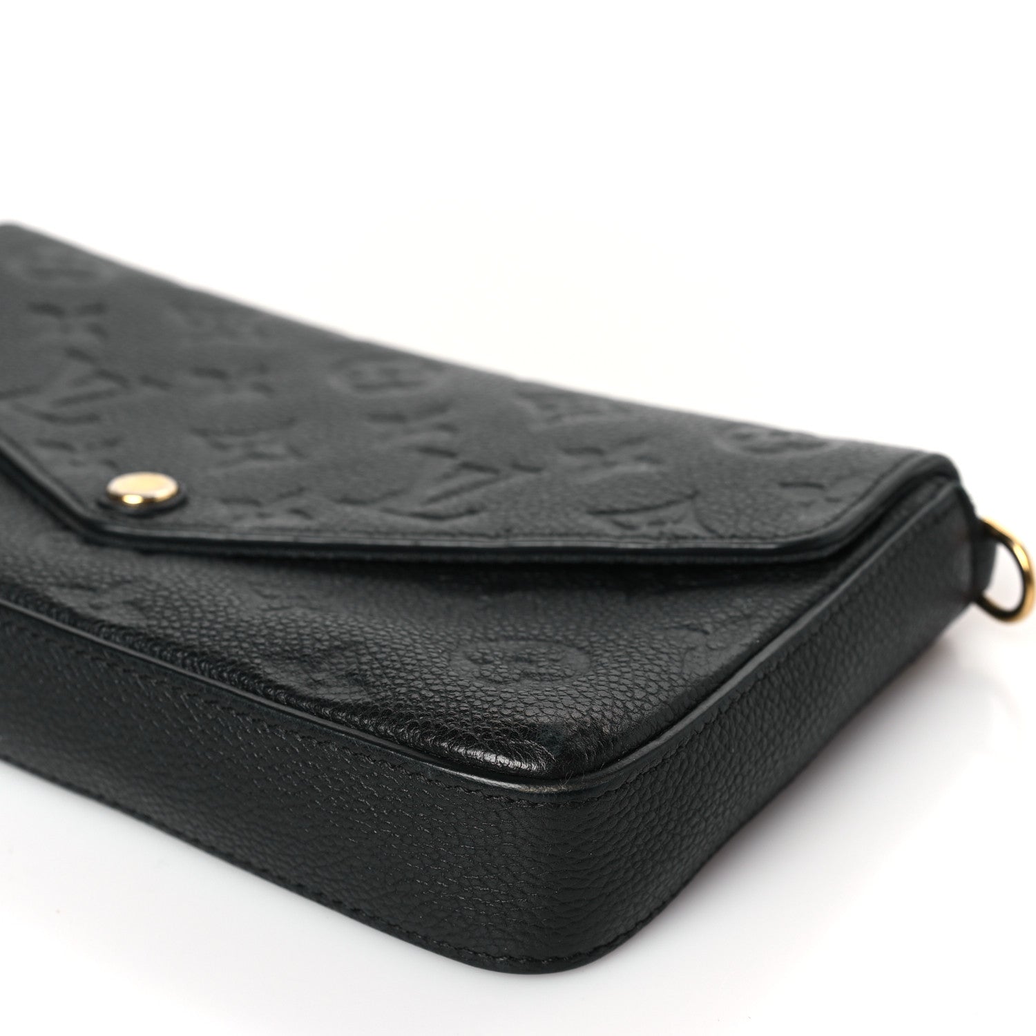 Louis Vuitton Empreinte Pochette Felicie Chain Wallet Black 9 of 10