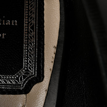 Christian Dior Glazed Calfskin Tomboy Lace Up 38 Black 11 of 15
