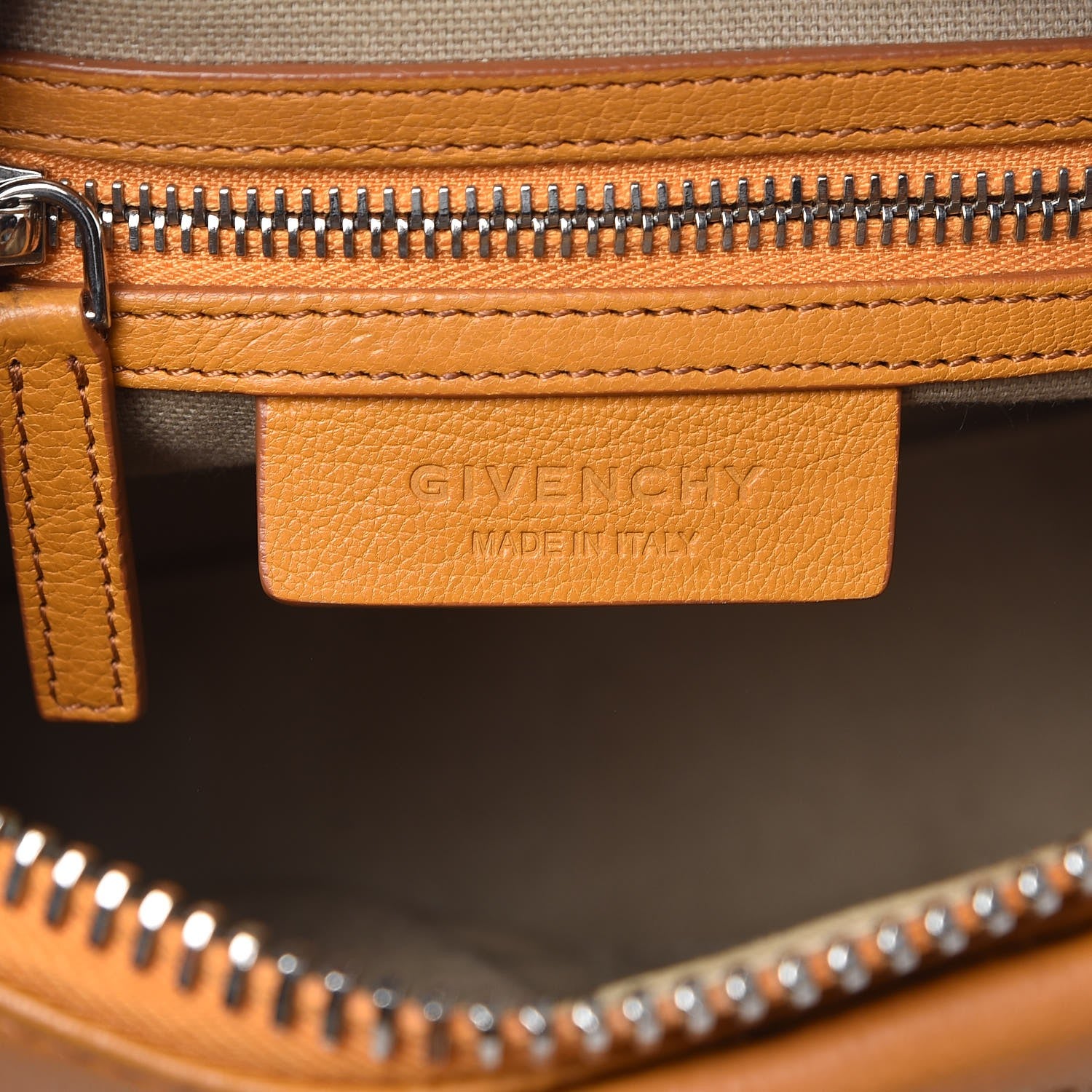 Givenchy Sugar Goatskin Mini Antigona Rust 6 of 18