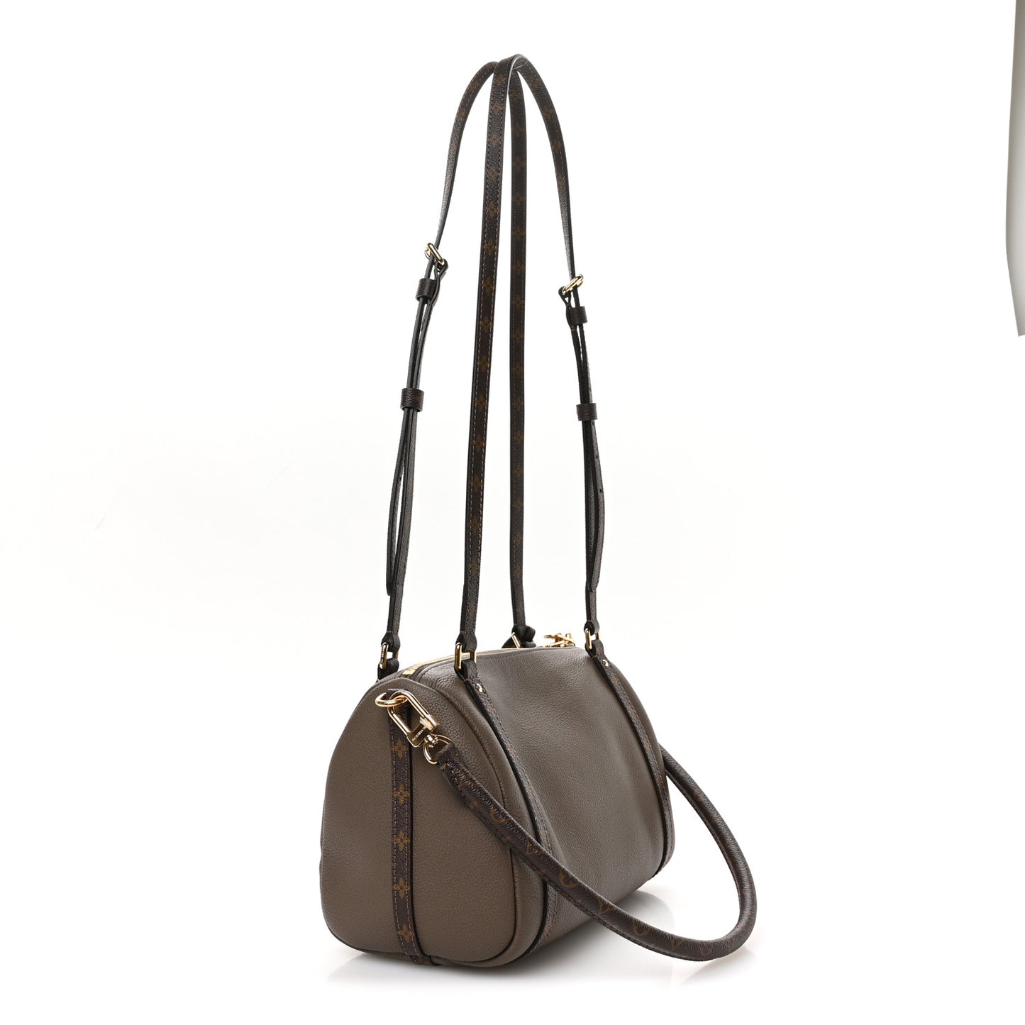 Calfskin Monogram Express PM Smoke Gray