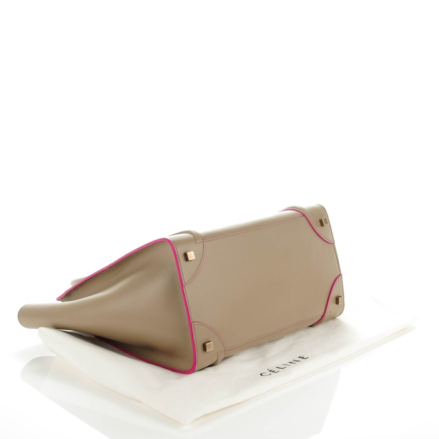 Smooth Calfskin Mini Luggage Beige
