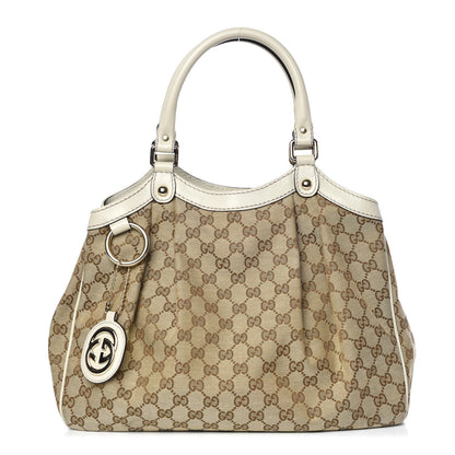 Gucci Monogram Medium Sukey Tote Off White 1 of 9