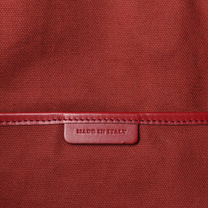 Burberry Haymarket Check Medium Salisbury Tote Military Red 13 of 15