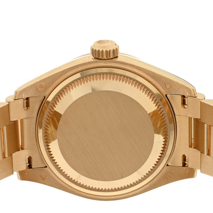 Rolex 18K Yellow Gold Diamond 28mm Datejust President Watch Champagne 279178 4 of 5