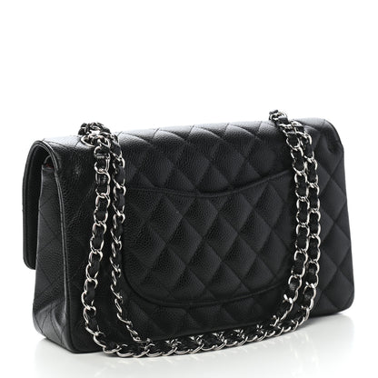 Chanel Caviar Quilted Medium Double Flap Black 3 of 9