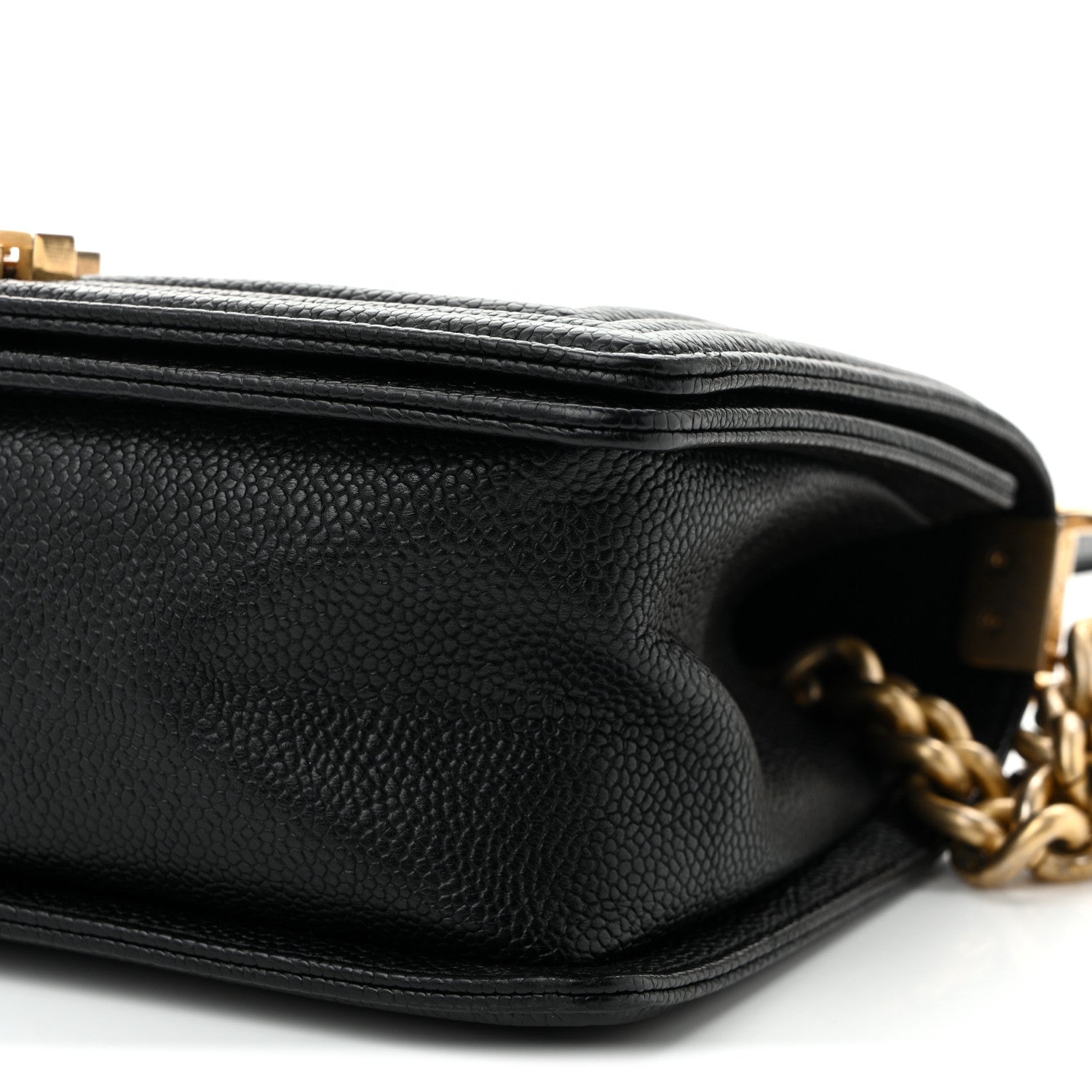 Chanel Caviar Quilted Medium Boy Flap Black 10 of 10