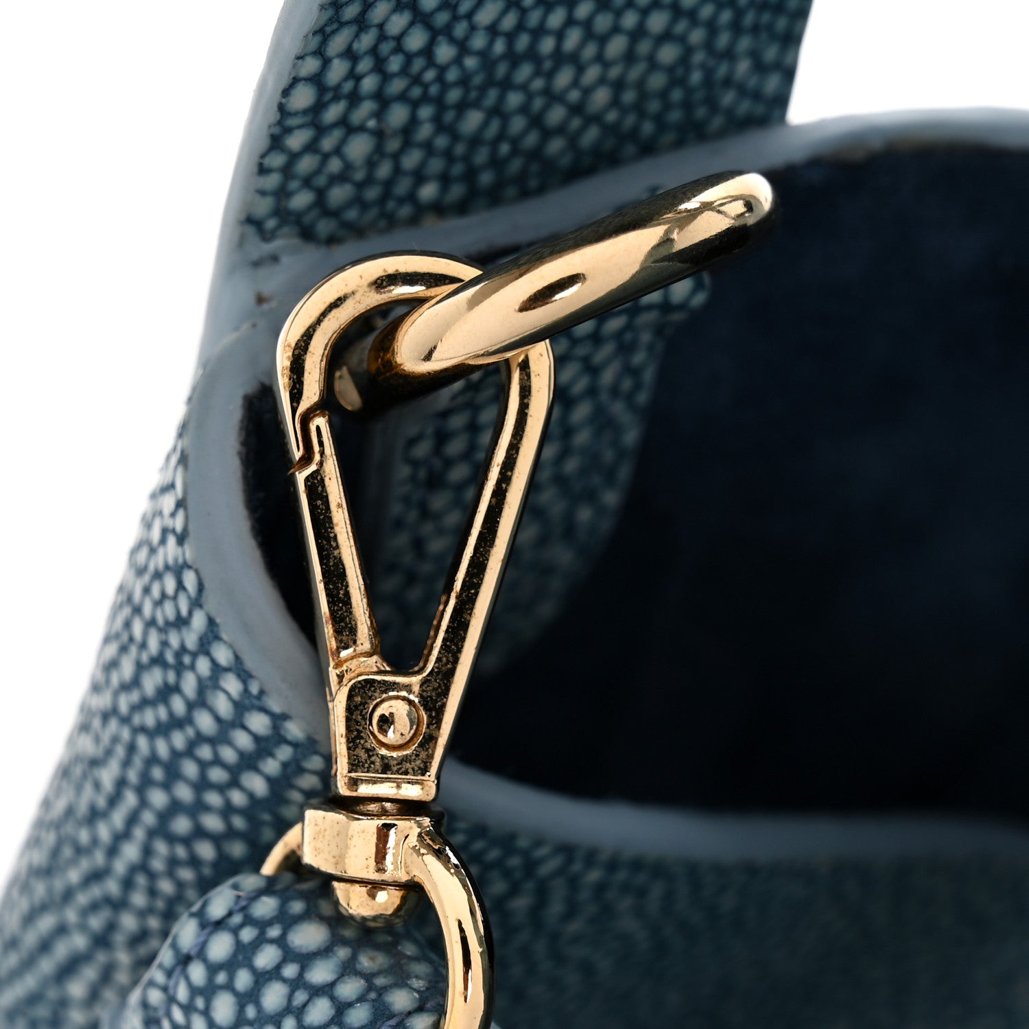 Lanvin Galuchat Trapeze Light Blue 14 of 16