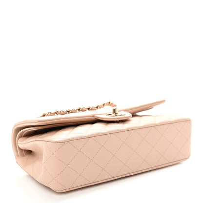 Chanel Caviar Quilted Medium Double Flap Light Beige 4 of 10