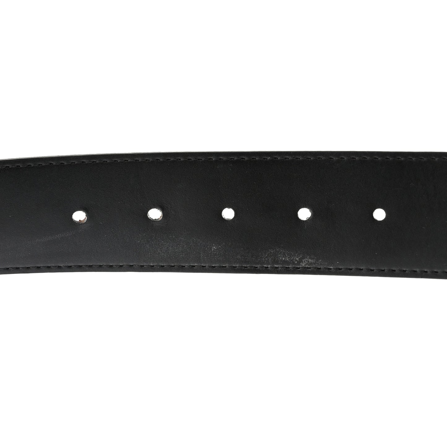 Calfskin Monogram 40mm LV Initiales Reversible Belt 95 38 Black